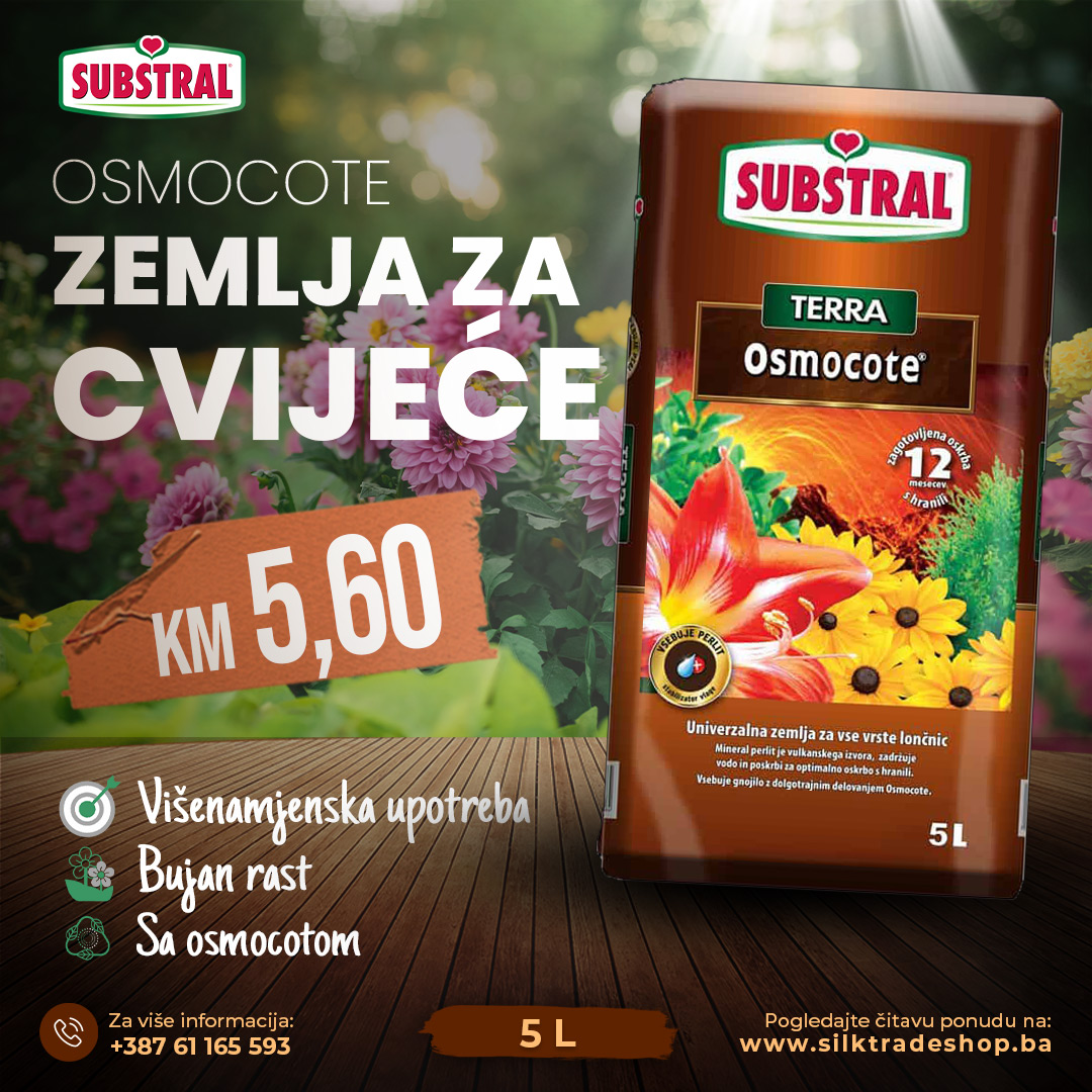 SUBSTRAL Zemlja Za Cvijeće 5l Osmocote